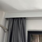 Özelleştirilebilir Tavan/Duvar Perdesi Kutusu, 580 cm (19 fit), Perde Çubuğu, Dekoratif Pencere Paneli, E için Zarif Dekorasyon
