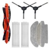 Ozemtek 7 Parça Mi Robot Vacuum Mop Pro(Styj02ym) Vacuum Mop P Uyumlu Fırça,Hepa Filtre Mop Paspas Yedek Parça Seti