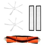 Ozemtek Beyaz Dreame Vacuum Mop D9 D9 Max Dreame Bot L10 Dreame L10 Pro 2 Adet 6 Kollu Yan Fırça,1 Adet Ana Fırça,2 Adet Hepa Filtre Yedek Parça