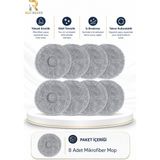 Ozemtek Dreame L10S Pro Ultra Heat / L10S Ultra Gen 2 Robot Süpürge Mop Paspas Yedek Parça Seti 8 Adet