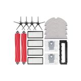 Ozemtek Roborock Q7 Max Q7 Max Plus Uyumlu Yedek Alt Kapak,Toz Torbalı,Hepa Filtre,Mop Mega Set-17 Parça