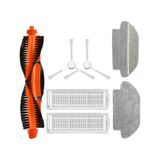 Ozemtek Vacuum Mop Pro-Vacuum Mop P Stytj02ym Model Uyumlu Hepa Filtre,Fırça,Mop Paspas Yedek Parça Yenileme Seti-Beyaz 7 Parça