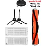 Ozemtek Xiaomi Mop 2 Pro (MJST1SHW) Mop 2 Lite (MJSTL)Yedek Parca Seti-Model No Kontrol Ediniz - Siyah