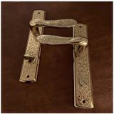 Özen Handles İmza Titanyum Zk19 Zamak Aynalı Wc Banyo Kapı Kolu Sol Basar 1 Takım