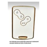 ÖZEN KEYS Clio4 Megane 3 Fluence Nano Anahtar Kılıfı Sadece Anahtarsız Çalıstırma İçin Beyaz