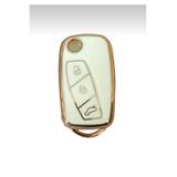 ÖZEN KEYS Fiat Fiorino Linea Ducato Boxer Jumper (Beyaz) Oto Anahtar Kumanda Kabı Kılıfı