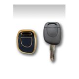 ÖZEN KEYS Renault Clio 1, 2, Kangoo 1 Buton Siyah Oto Anahtar Kumanda Kabı Kılıfı SİYAH GOLD