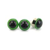 Özene Bezene 25 Çift 16 mm Yeşil Amigurumi Kilitli Göz - #