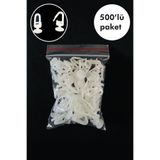 ÖZENEV 500 Adet Kilitli Geçmeli Plastik Perde Düğmesi Ruleti 500'lü