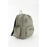 ÖZER-6027 Sanmorris Suya Dayanıklı Paraşüt Kumaş Unisex Sırt Çantası - Açık Gri
