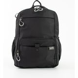 ÖZER-6027 Sanmorris Suya Dayanıklı Paraşüt Kumaş Unisex Sırt Çantası - Siyah