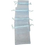 Özer Kutu Organize Tül Mavi 25 Adet 7x9 cm Boy Takı, Altın ve Hediye Kesesi - 7 x 9 cm