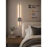 Özer Light Leila 75CM / USB Şarjlı / Krom kasa / Resim / Tablo / Ayna / Duvar / Ledli Aplik 3200K Günışığı
