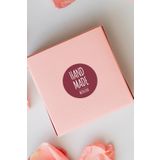 Özer Store Handmade With Love Yazılı Yuvarlak Yapışkanlı Elyapımı Ürün Ambalaj, Paket Etiketi Sticker