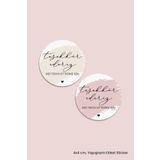 Özer Store Teşekkür Ederiz Yazılı Yuvarlak Yapışkanlı Ürün Ambalaj, Paket Etiketi Sticker
