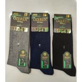 Özeren Bambu Erkek Çorabı Dikişsiz Kışlık Lüks 12 Çift Öz4834 Asorti