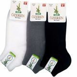 Özeren Bambu Erkek Patik Çorabı Dikişsiz 12 Çift 0025 lacivert