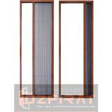 Özfırat Pvc Yapı Plise Pileli Sürgülü Sineklik [EN90 x Boy 210CM] Akordiyon Kayar Kapı - Sineklik (Pimapen | Ahşap | Çelik | Demir Kapı Sinekliği - 90 x 210 - Altınmeşe