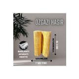 özgazi 80 Cm X 7 Metre Kamış Hasır Bahçe Çiti Gölgelik Balkon Çiti Hasır Bambu Çit