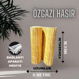 özgazi 90 Cm X 6 Metre Kamış Hasır Balkon Çiti Bahçe Çiti Gölgelik