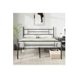 Özgök Tarım CNDHOME Metal Karyola HSN Metal Karyola Siyah Renk, Çift Kişilik, Ölçü Seçenekli