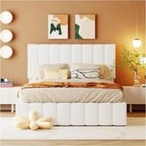 Özgök Tarım Hsn Çift Kişilik Sandıklı Baza Başlık Seti Renk Seçenekli (Yatak Dahil Değildir) - Beyaz - 160 x 200 cm