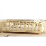 Özgök Tarım Kapılı Unisex Montessori Bebek ve Çocuk Karyolası Doğal Ahşap Yatak - 90 x 190 cm