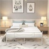 Özgök Tarım Metal Karyola Hsn Metal Karyola Siyah Beyaz Renk ve Ölçü Seçenekli - 120 x 200 cm
