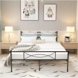Özgök Tarım Metal Karyola Hsn Metal Karyola Siyah Beyaz Renk ve Ölçü Seçenekli - 160 x 200 cm