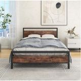 Özgök Tarım Metal Karyola, Hsn Xl Metal Karyola Renk Seçenekli, Çift Kişilik - Çam - 120 x 200 cm