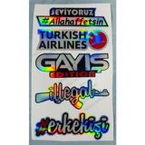 Özgül Reklam Hologram Araba ve Motosiklet Sticker Araba Cam Yazı Hologram Stickeraraba Sticker / Motor Sticker - Çok Renkli - Tek Ebat