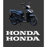 Özgül Reklam Honda Dio Marşpiyel Sticker Honda Sticker 2 Adet 20CM Beyaz - Tek Ebat