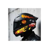 ÖZGÜL REKLAM Mqeen yarış araba sticker çocuk Motor Sticker - Bisiklet Sticker - Araç Sticker - Scooter Stickler