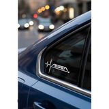 Özgül Reklam Nabız Fiat Egea Kelebek Cam Sticker Beyaz 2 Adet / Egea Cam Sticker - Tek Ebat