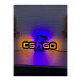 özgün lazer 3d dekor baskı csgo oyuncu odası dekor ışıklı