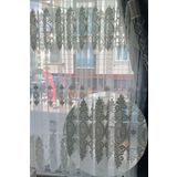Özgün Perde (18100) Üst Kalite Tül Perde (1x2,5 Pile) Ekru 340 x 240