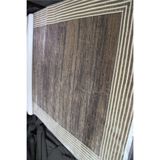 Özgün Perde (48) Bambu Halı 200 x 290 (Kırışma Yapmaz, Yıkanabilir, Antialerjik) Acı Kahverengi 200 x 290