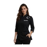 özgün üniforma Kadın Aşçı Ceketi – Uzun Kollu, Slim Fit, İsim Nakışlı Şef Üniforması (Terletmeyen Kumaş)