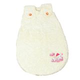 Özgüner Bebek Uyku Tulumu 0-18 Ay Kolsuz, Hafif ve Yumuşak Yeni Doğan Uyku Tulum Unisex Gece Uyku Giysisi (Krem, 100x100)