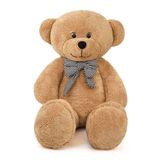 Özgüner Oyuncak 100 cm Büyük Peluş Ayıcık – Papyonlu Dev Teddy Bear, Ultra Yumuşak, Sevgiliye & Özel Günler İçin Hediye (kahverengi)