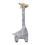Özgüner Oyuncak 100 cm Peluş Zürafa - Büyük Boy Zürafa Oyuncak - Yumuşak Dev Peluş Hayvan Oyuncak -Sarılmalık Peluş (Siyah-Kahve yüzlü)