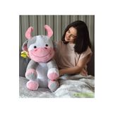 Özgüner Oyuncak 110 Cm Büyük Boylu Oturan Sevimli Peluş İnek Oyuncak