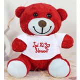 Özgüner Oyuncak 20-25 cm Tişörtlü Pelüş Ayıcık, 20 cm Teddy Bear, Yumuşak Ayıcık, Sevgiliye Hediye,Ayı Teddy,Peluş Ayıcık,Plush Toys,Oturan ayı,Ofis Hediyesi,Renkli Ayıcık,İyi ki Varsın,Tişörtlü,Ayıcık (KırmızıAyı)