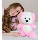 Özgüner Oyuncak 45 cm Kapşonlu Tatlı Uykumcuk Peluş Ayıcık - 07-Pembe