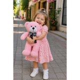 Özgüner Oyuncak 50 cm Büyük Boy Sevimli Peluş Ayıcık - Yumuşak Dolgulu Peluş