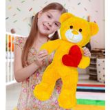 Özgüner Oyuncak 50 Cm Kalpli Peluş Sevimli Ayıcık