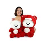 Özgüner Oyuncak 70 Cm Kapşonlu Sevimli Uykumcuk Peluş Ayıcık Panda