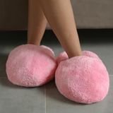 Özgüner Oyuncak Ayak ısıtıcısı,Pelüş Panduf,Pelüş Terlik,Ofis Pandufu (TerlikPembe, Oversize)