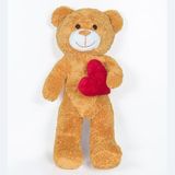 Özgüner Oyuncak Ayakta Kalpli Pelüş Ayıcık,Kawaii,Sevimli Ayıcık,Paskalya Ayısı,Noel Ayısı,Hediye Ayıcık,Sevimli Ayıcık,Alman Ayısı,Doldurulabilir Pelüş (Kahverengi)