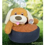 Özgüner Oyuncak Köpek Peluş Bebek Çocuk Koltuğu (%100 Yerli)